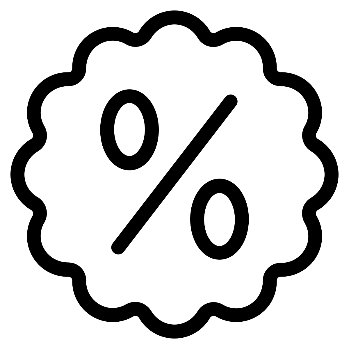 Ein Symbol, dass eine Art Wolke zeigt mit einem Prozentzeichen darin.